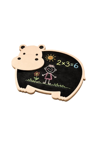 Ncpuzzles Hıpopotam Yazı Tahtası Çok Renkli
