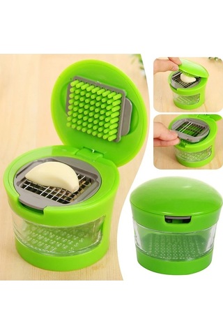 Maoyaya Manuel Sarımsak Presi Kıyıcı, Paslanmaz Çelik, Çok Renkli, Pres Tipi Çok Renkli