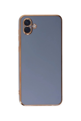 Samsung Galaxy Uyumlu. A04 Kılıf Volet Silikon - Mavi