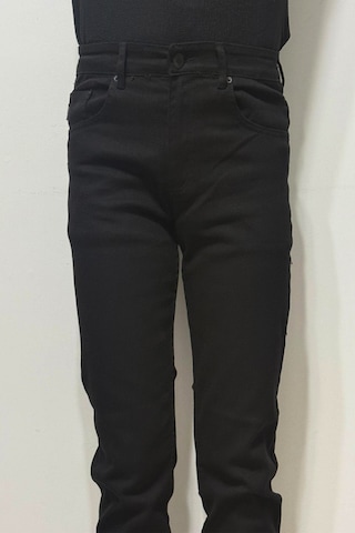 Hacker Denim Hacker Dmctekstil Erkek Siyah Y 865 Yüksek Bel Rahat Kesim Boru Paça Jean Pantolon