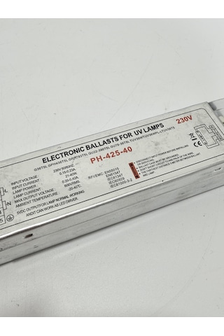 Ph-425-40 Uv Lamba Elektronik Balast