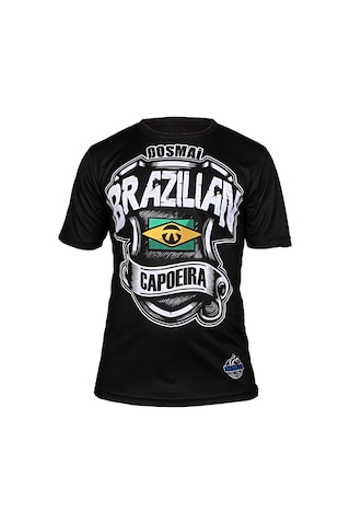 Dosmai Dijital Baskılı Capoeira Bisiklet Yaka Spor T-shirt Cat017