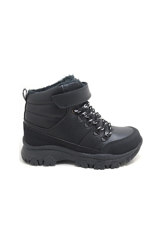 Artico Unisex Çocuk Siyah Kalın Tabanlı Kışlık Trekking Botu