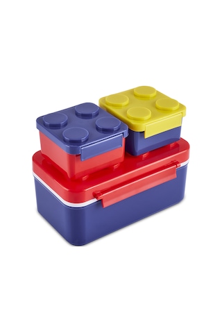 Karaca Lego Lunch Box / Saklama Kabı / Beslenme Kutusu Çok Renkli