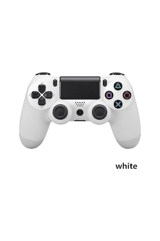 PS4 Uyumlu V2 Kablosuz PS4 Uyumlu Kol Beyaz Joystick