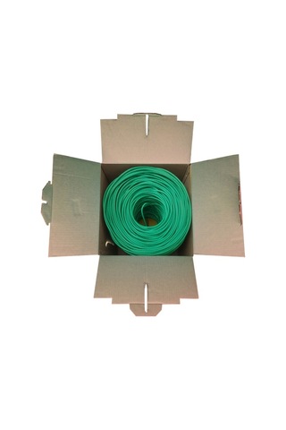 Powergate Cat6-Box 23Awg 0.57Mm Utp Cat6 Kablo 305M Yeşil