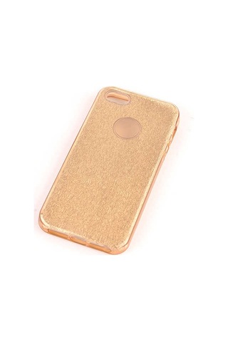 Apple Uyumlu iPhone 5 Kılıf Zore Shining Silikon Kırmızı