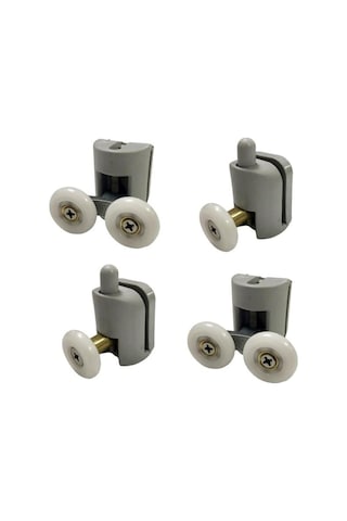 Duşakabin Tekerleği Rulman 4 Lü Set Gri Teker Çapı 22 Mm Gri