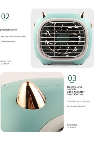 Masaüstü Küçük Fan Sessiz Ofis Masası Elektrikli Fan Öğrenci Hava Soğutmalı, C C94frf Sarı