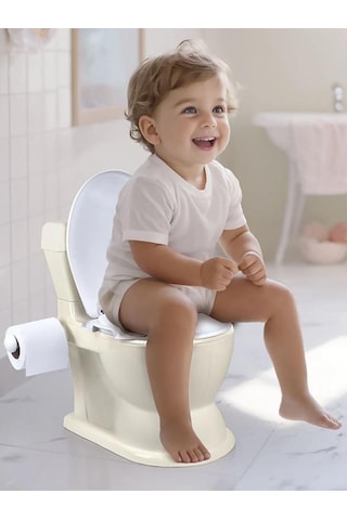 Dolu Oyuncak Xl Eğitici Klozet Relax Bej 7562