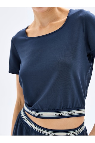 Kadın T-shirt 52013 - Lacivert Lacivert