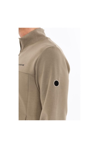 Arma Erkek Slim Fit Örme Interlok Basic Tam Fermuar Dik Yaka Sweatshirt %80 Pamuk %14 Polyester %6 Elastan K30324989902 Gri - Füme