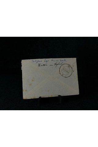İngiltere 1945 Askeri Posta Uçak Postası 2 Defa Sansürden Geçmiş Uniit Censor 359 Field Censor 235