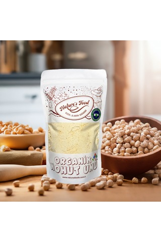Organik Nohut Unu 500gr Pestisit Analizli Organik Sertifikalı