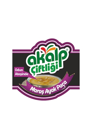 Akalp Çiftliği Odun Ateşinde Maraş Ayak Paça 300 G + Kelle Paça Sosu