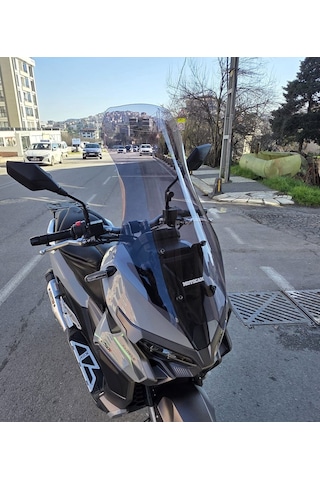 Motocam Mondial Ressivo 250 Ön Cam 2023-2026 Model 75cm Füme Renkli 4mm Uzun