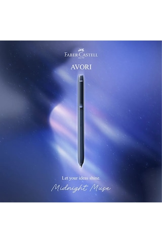 Faber-castell Avori Tükenmez Kalem Toz Mavi Mavi