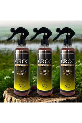 Croc Oda Kokusu No:3 Mistik Orman 3 X 400ml Sprey Şişe