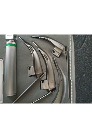 Archer Fiber Optik Laringaskop Seti Flexi Zor Entübasyon 4 Blade