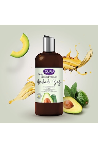Duru Değerli Yağlar Avokado Yağı Nemlendirici İçeren Duş Jeli 500 ML