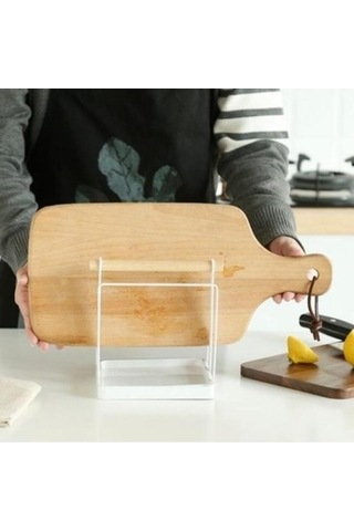 Tongxida Bosphorusboutique Yük Yt Tutucu Tezgah Tencere Taşıyan Tahtası Modern Kesme Kesici Kaymaz Kapağı Beyaz Ağır Cd Beyaz Beyaz