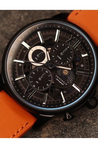Aries Gold G 7013 BK-BK Erkek Kol Saati