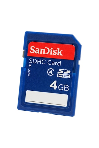 4gb Class 4 Sdhc Flash Memory Card- Sdsdb-004g-b35 Label May Change