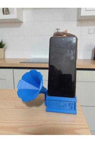 Dekoratif Telefon Stand Ve Ses Yükseltici