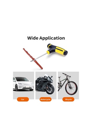 Symbee 15 Parçalık Lastik Tamir Seti: Araç, Motosiklet Ve Bisikletler İçin Hızlı Ve Pratik Delik Onarım Çözümü