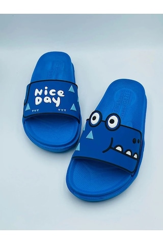 Gezer Nice Day Erkek Çocuk Terlik Mavi