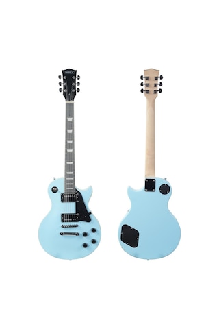 Midex Grx-200ltb Profesyonel Les Paul Kasa Hh Elektro Gitar Seti Turkuaz