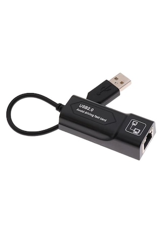 Usb 2.0 To Ethernet Rj45 Çevirici Adaptör 10/100 Mbps