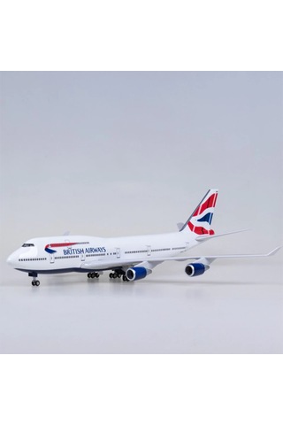 British Airways B747 Yolcu Uçağı Model Uçak 1/80 Ölçek 47cm