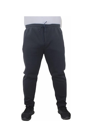 Starbattal Büyük Beden Fermuarlı Eşofman Altı 3Ip 11517 Lacıvert-Lacivert