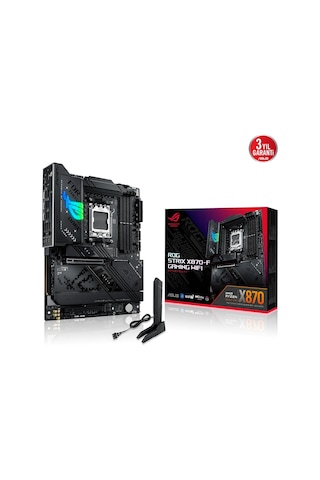 Asus Rog Strıx X870-f Gamıng Wıfı7 Ddr5 Hdmı-dp Typec Pcıe 5.0 Am5 Atx