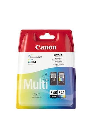 Canon Pg 540 Cl 541 Renkli Siyah 2'Li Set Kartuş Canon Pg 540 Cl 541 Renkli Siyah 2'Li Set Kartuş