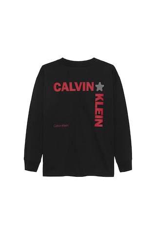 Calvin Klein Erkek Çocuk Tişört Ib0ıb02614 Siyah
