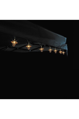 Shineyee Gül Altın Led Bakır Işık Zinciri 2 Metre 10 Ampul Sıcak Işık Vintage Stili