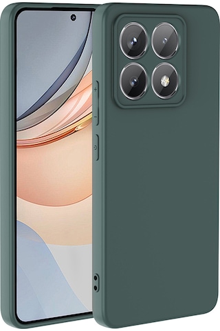 Xiaomi 14t Uyumlu Kılıf Zore Mara Lansman Kapak-koyu Yeşil Koyu Yeşil