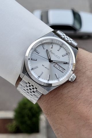 Ferrucci Fcgnct555 Erkek Kol Saati Gümüş