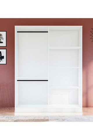 Metalia Gm 052 4 Kapılı Düğme Kulplu Gardrop