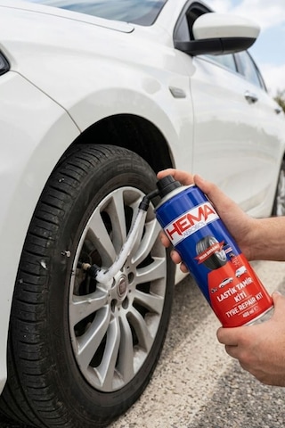 Lastik Tamir Kiti Sprey 400 Ml Acil Patlak Lastik Onarıcı Şişirici Köpük