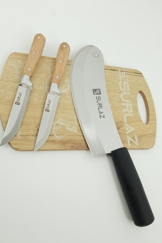 Sürmene Mutfak Bıçak Seti Soğan. Satırı. Pide Kesici