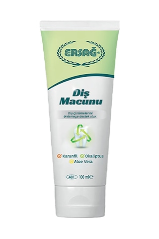 Ersağ Karanfil Diş Macunu 100 ML Ersağ Karanfil Diş Macunu 100 ML