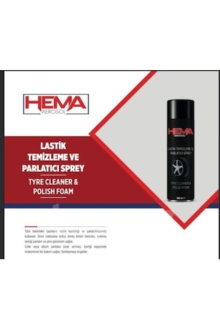Lastik Temizleme Ve Parlatıcı Sprey 1 Adet