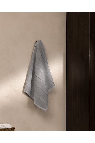 Madame Coco Celeste %100 Pamuk Yüz Havlusu - Gri - 50x80 Cm 8684427342596 Çok Renkli