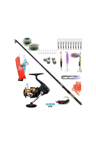 Fx1000 Remixon Sapphire180cm Tele Alabalık-mercan Spin Olta Takımı Seti