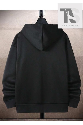 Adrift 23 New York Sweatshirt Fermuarlı Hırka Siyah