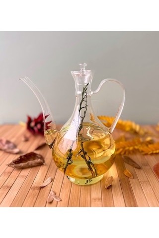 Morponi Efsane Glorry Borosilikat Isıya Dayanıklı Cam 700 Ml Yağlık Şeffaf