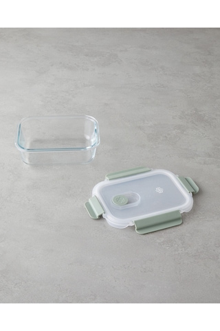 English Home Mila Borosilikat Saklama Kabı 640 Ml Yeşil Yeşil
